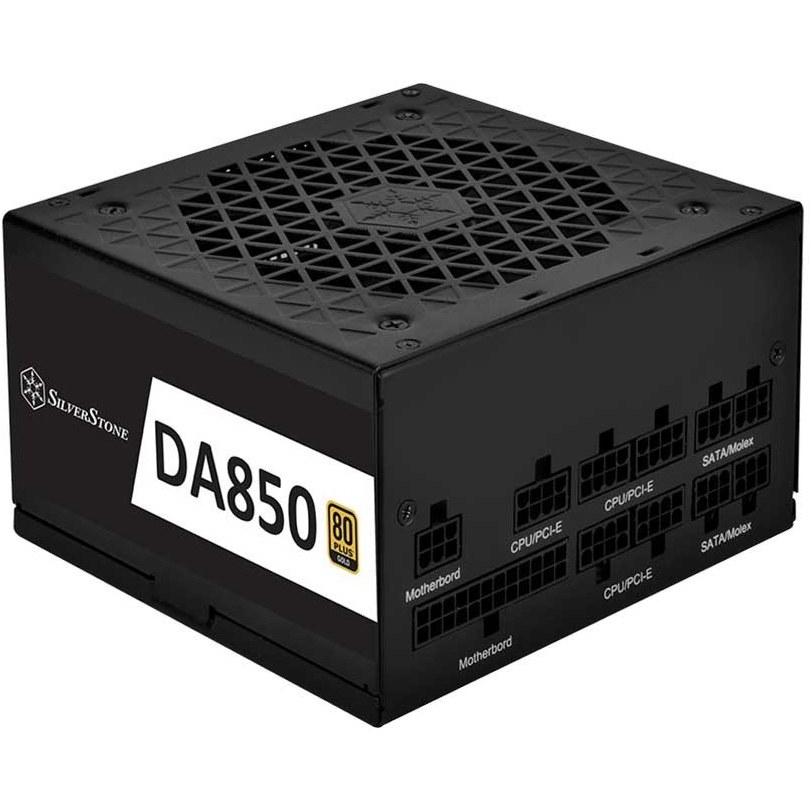 منبع تغذیه کامپیوتر سیلوراستون مدل DA850 80 Plus Gold توان 850 وات