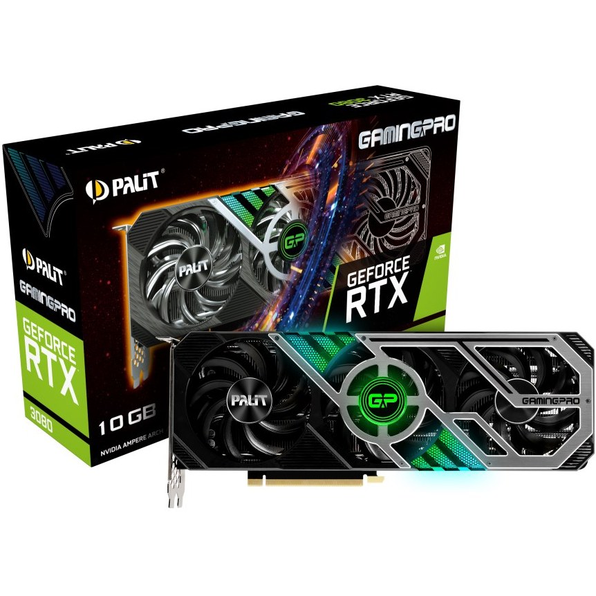 کارت گرافیک پلیت مدل(کارکرده) GeForce RTX 3080 GamingPro 10G