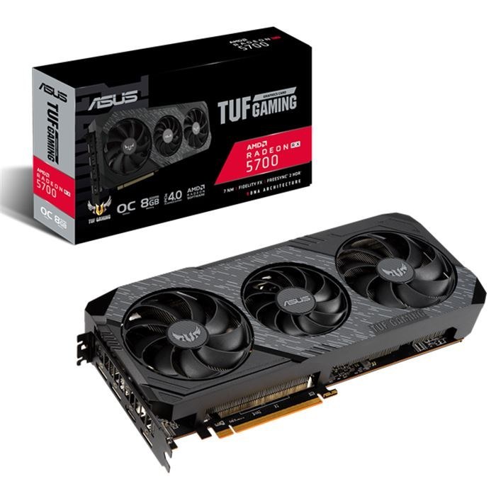 کارت گرافیک ایسوس مدل(کارکرده) TUF 3-RX5700-O8G-EVO-GAMING حافظه 8 گیگابایت