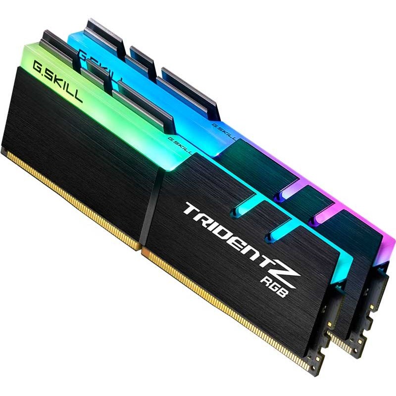 رم کامپیوتر جی اسکیل دو کاناله مدل Trident Z RGB فرکانس 3600 مگاهرتز DDR4 تایمینگ CL18 حافظه 16