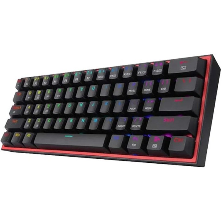 کیبورد گیمینگ ردراگون مدل FIZZ K617 با سیم RGB سوئیچ قرمز