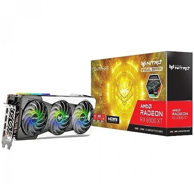 کارت گرافیک سافایر(کارکرده) Nitro Plus RX 6900 XT ظرفیت ۱۶ گیگابایت GDDR6